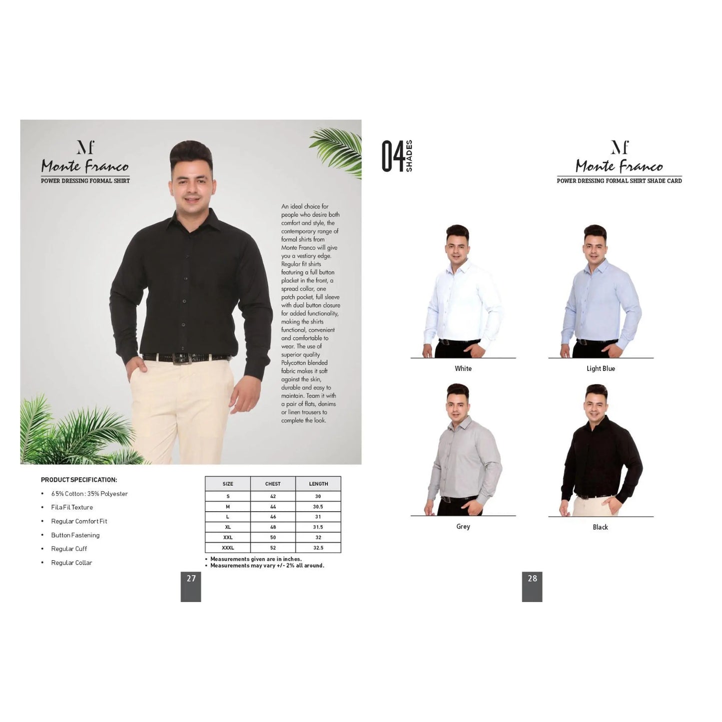 MONTE FRANCO - FORMAL SHIRT MARSH Corporate gifts