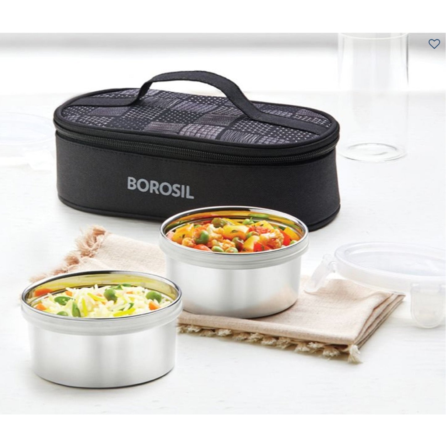 2 Container Carry Fresh SS Insulated Lunch Box (Twilight Flat) - CFSWSET2CL14 MARSH Corporate gifts