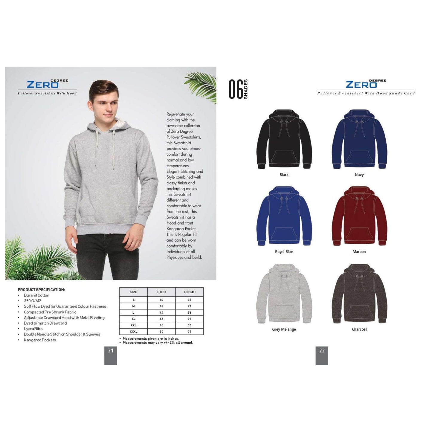 ZERO DEGREE - SWEATSHIRT MARSH Corporate gifts