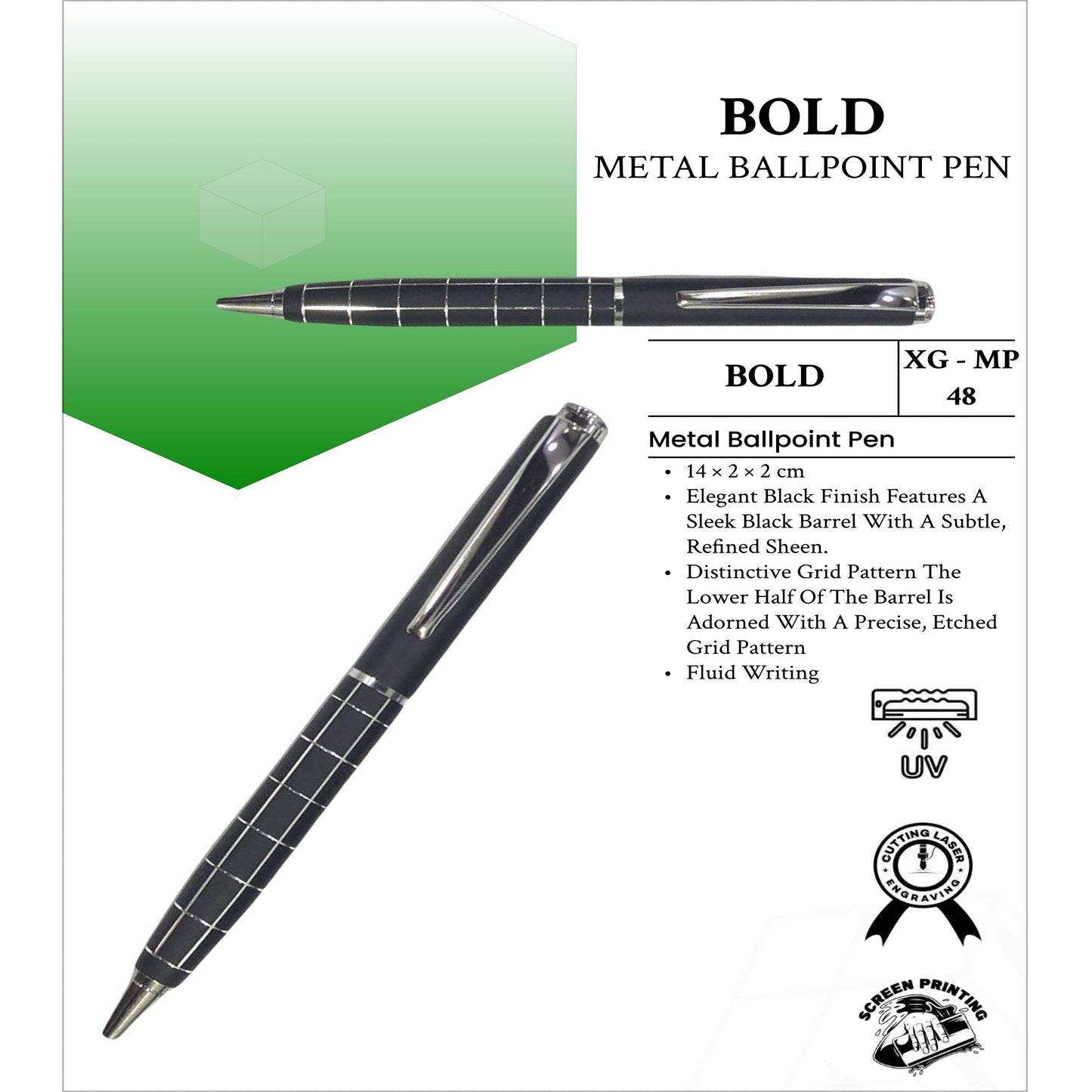 Bold Metal Ball Point Pen XG - MP48 MARSH Corporate gifts
