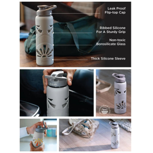 GLASAFE - CLEAR GRIP - GLASS BOTTLE MARSH Corporate gifts