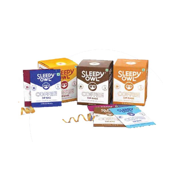 SLEEPY OWL COFFEE - Coffee Dip Bag Trio Assortment MARSH Corporate gifts