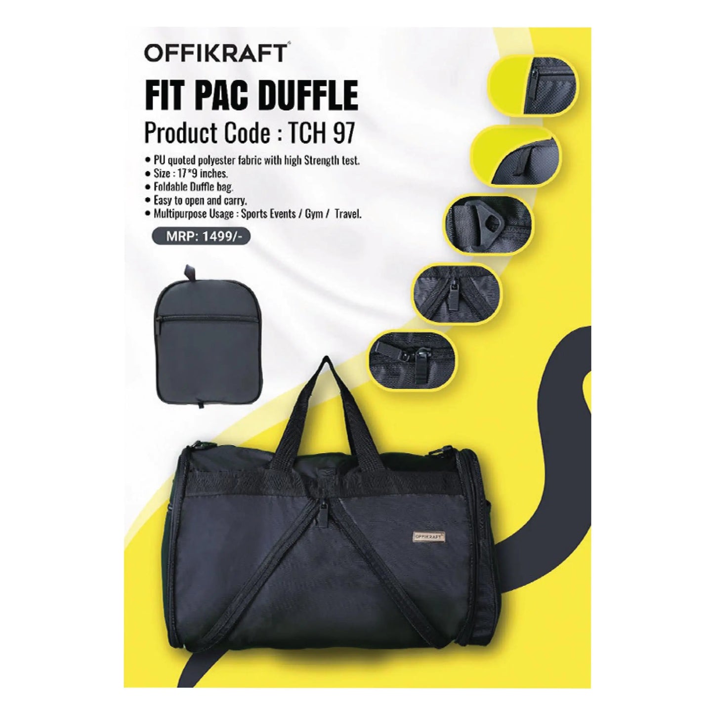 OFFIKRAFT - FIT PAC DUFFLE - TCH 97 MARSH Corporate gifts