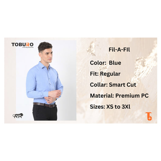 Toburo Fil-a-Fil Formal Shirt