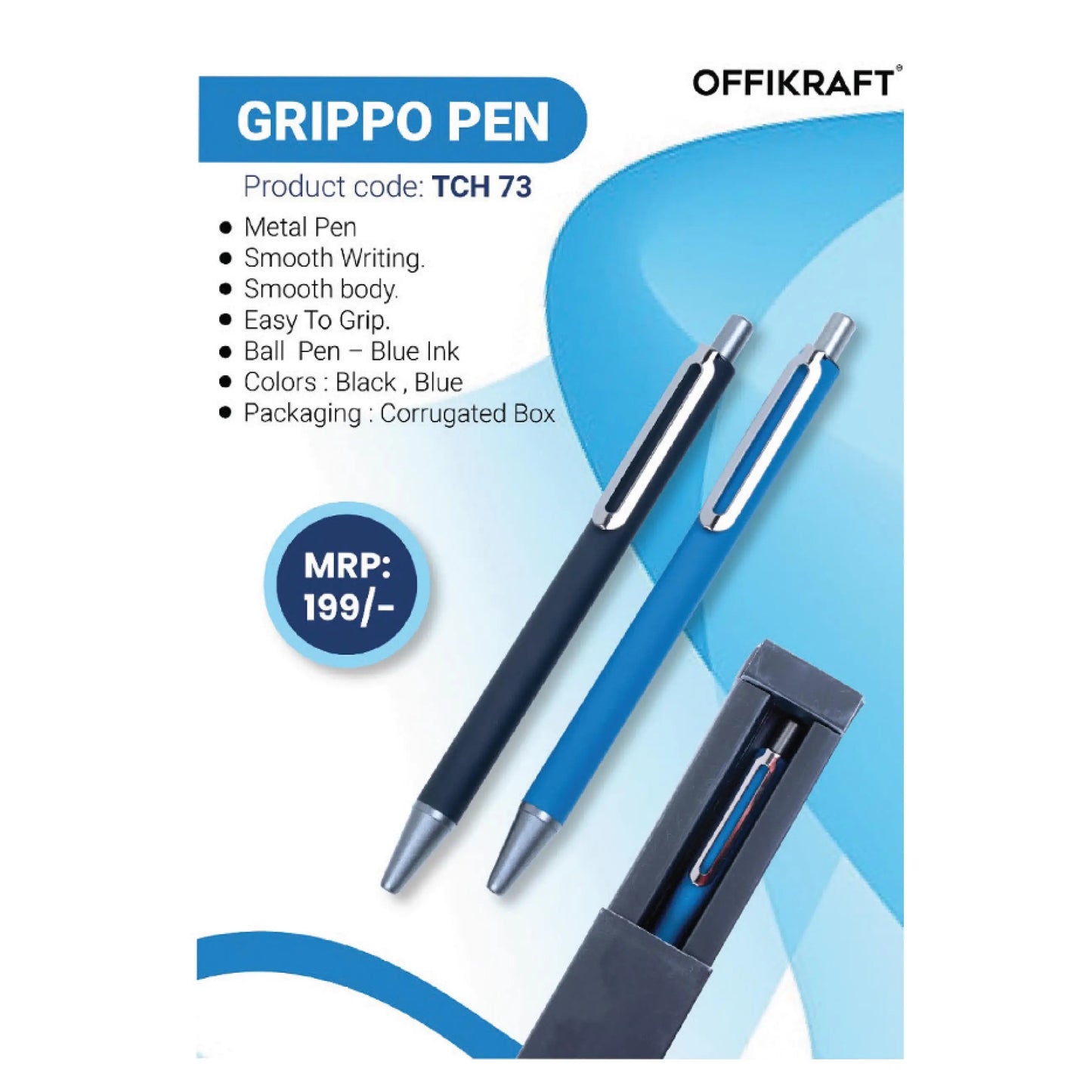 OFFIKRAFT - GRIPPO PEN - TCH 73 MARSH Corporate gifts