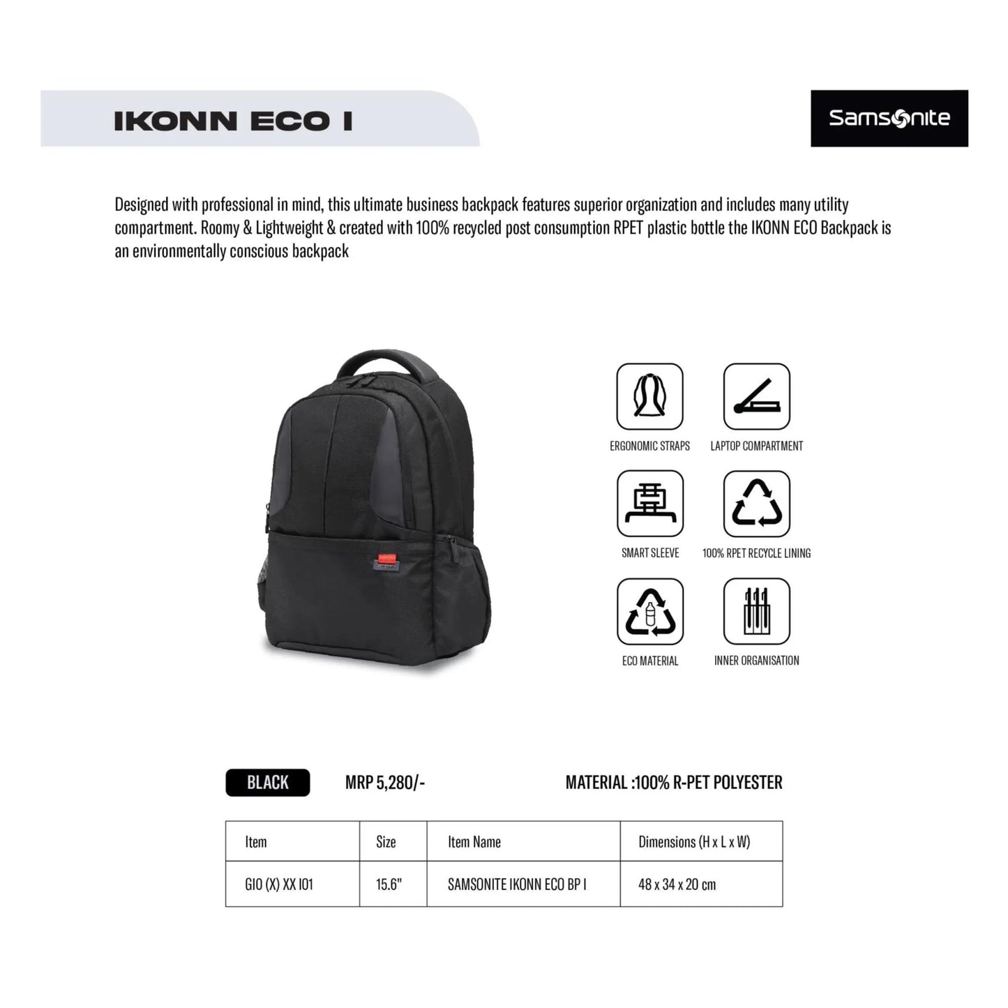 SAMSONITE - IKONN ECO I MARSH Corporate gifts