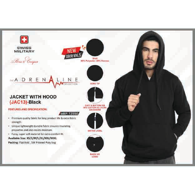 SWISS MILITARY - ADRENALINE COLLECTION JACKET - JAC 13