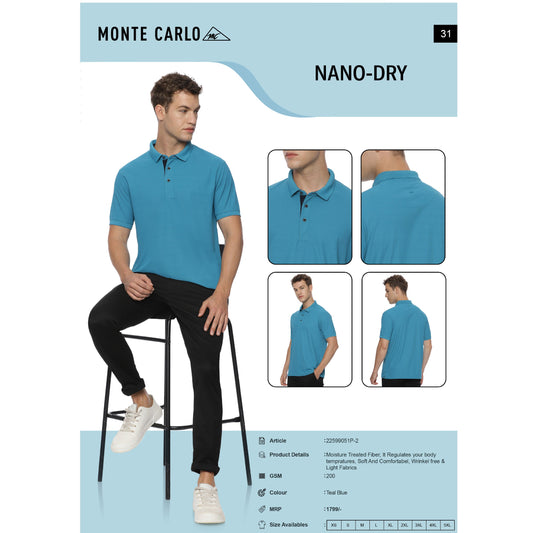 Monte Carlo Nano Dry-fit Polo T-shirt
