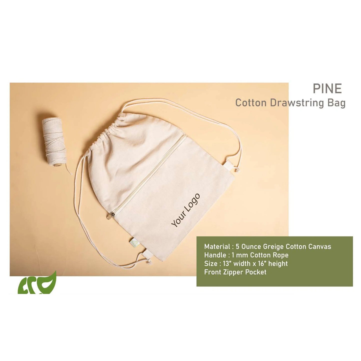 OBLIQUE - PINE - JUTE BAG MARSH Corporate gifts