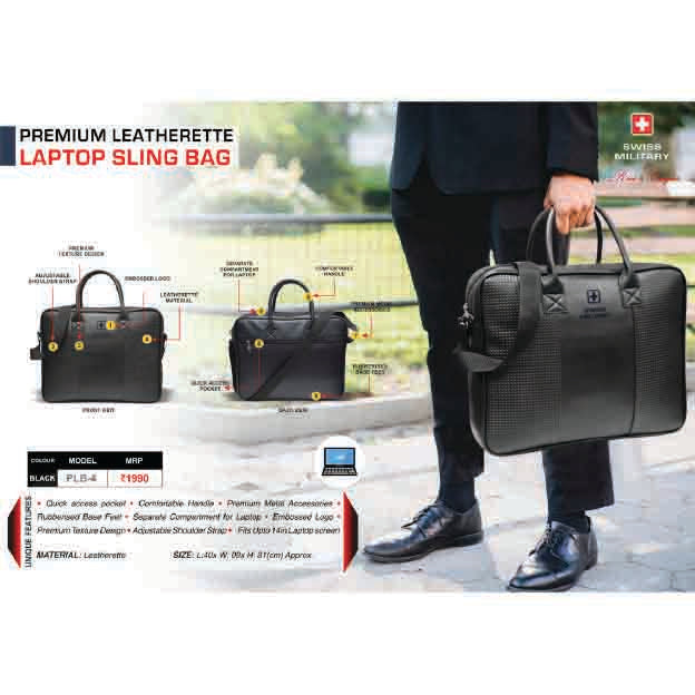 SWISS MILITARY - LAPTOP BAG - PLB4 MARSH Corporate gifts