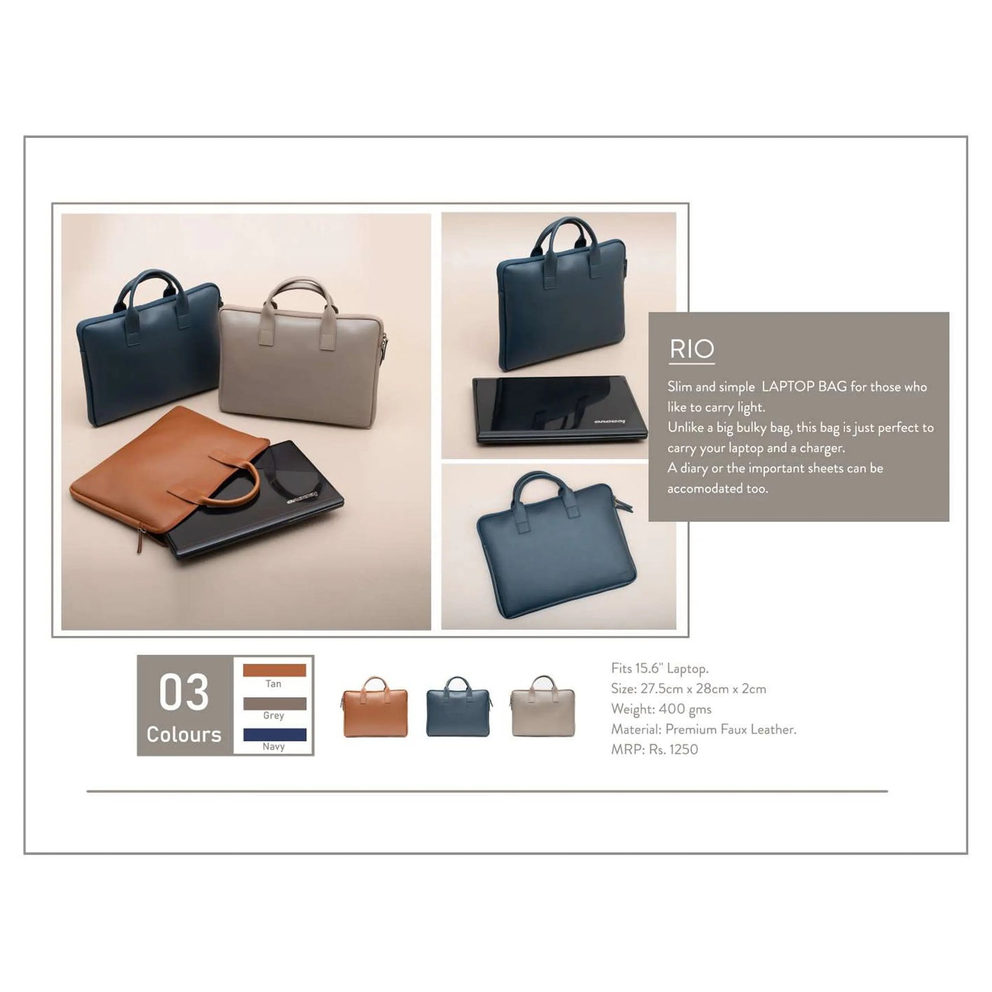 OBLIQUE -RIO PRO - LAPTOP BAG MARSH Corporate gifts