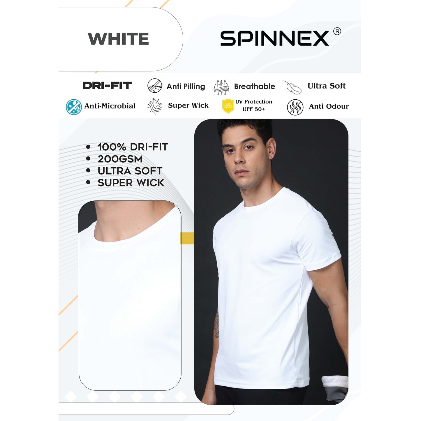 Spinnex Dry Fit Round Neck MARSH Corporate gifts