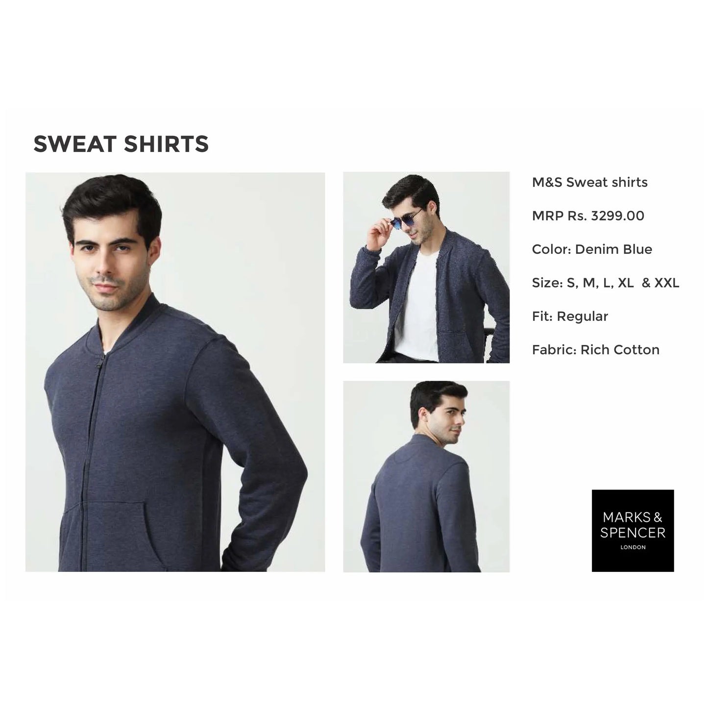 MARK & SPENCERS - SWEAT SHIRTS MARSH Corporate gifts