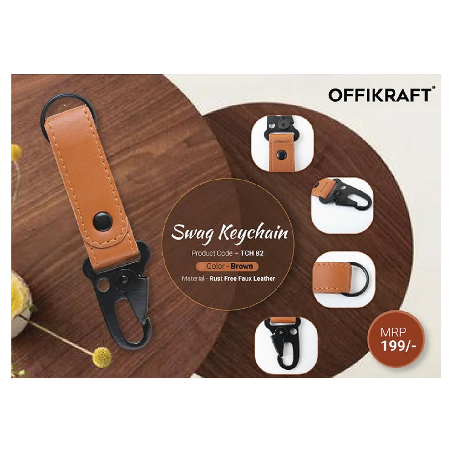 OFFIKRAFT - SWAG KWYCHAIN - TCH 82 MARSH Corporate gifts