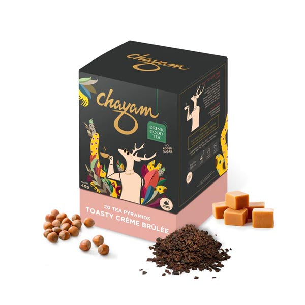 CHAYAM - TOASTY CREME BRULEE - TEA BAG MARSH Corporate gifts
