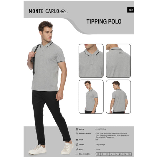 Monte Carlo Tipping Polo T-shirt