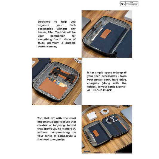 ALLEN TECH ORGANIZER - VEGAN LEATHER MARSH Corporate gifts