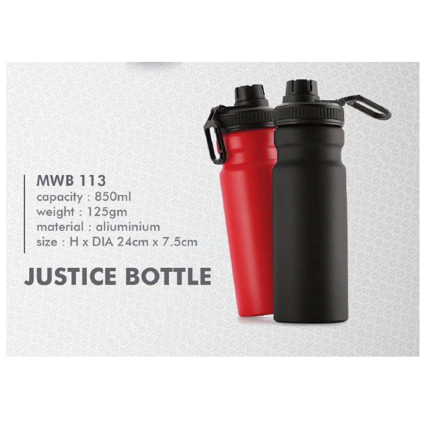 Aluminium Water Bottle - MWB 113 - 850ml MARSH Corporate gifts