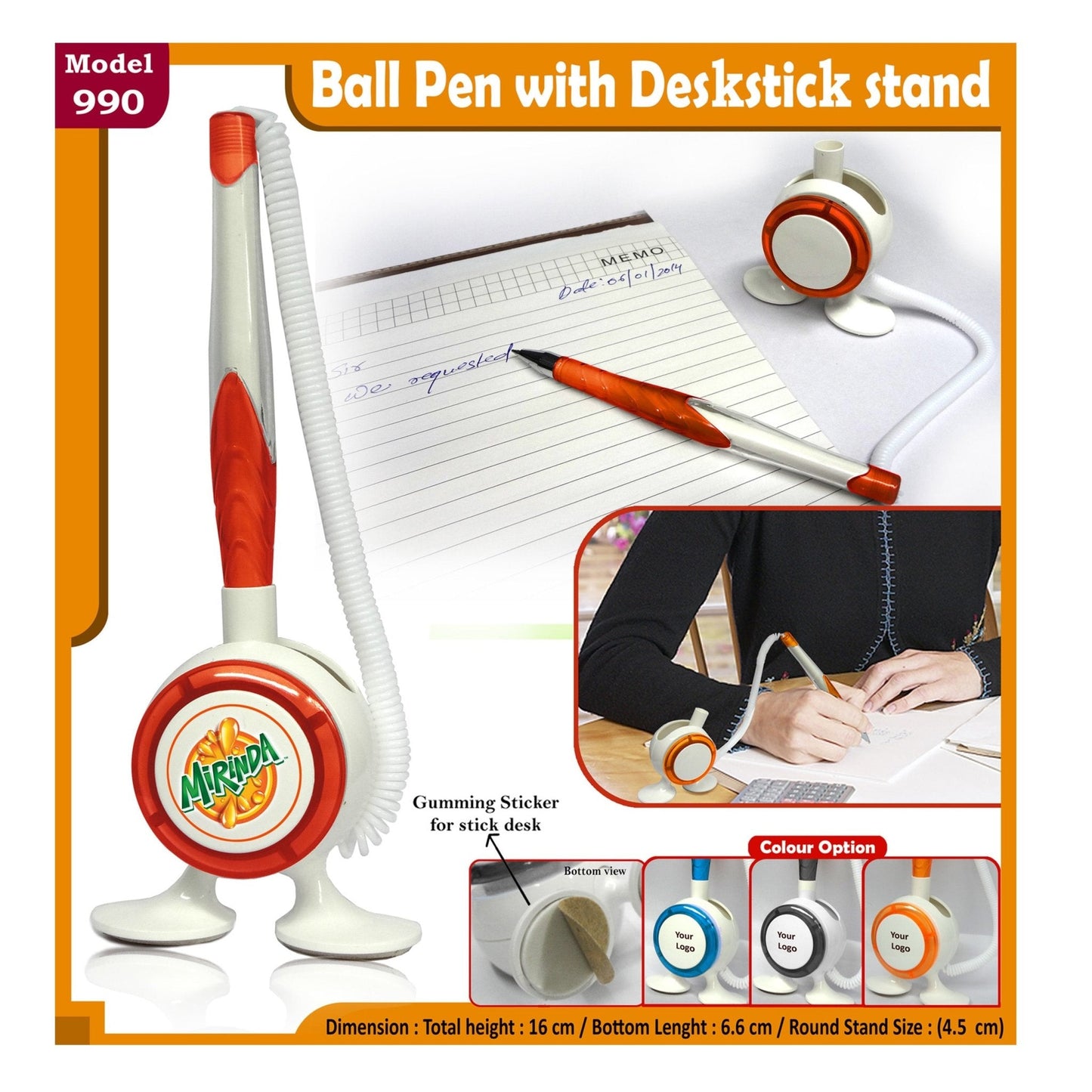 Ball Pen (With Deskstick Pen / Movable Stand) H-990 MARSH Corporate gifts