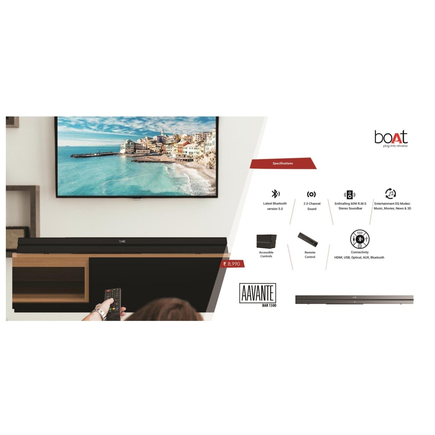 boAt Aavante Bar 1300 MARSH Corporate gifts
