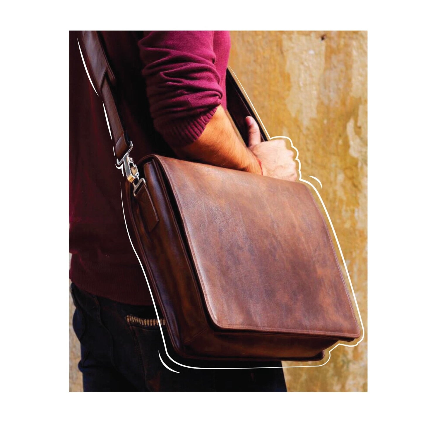 Brown Laptop Bag MARSH Stationery