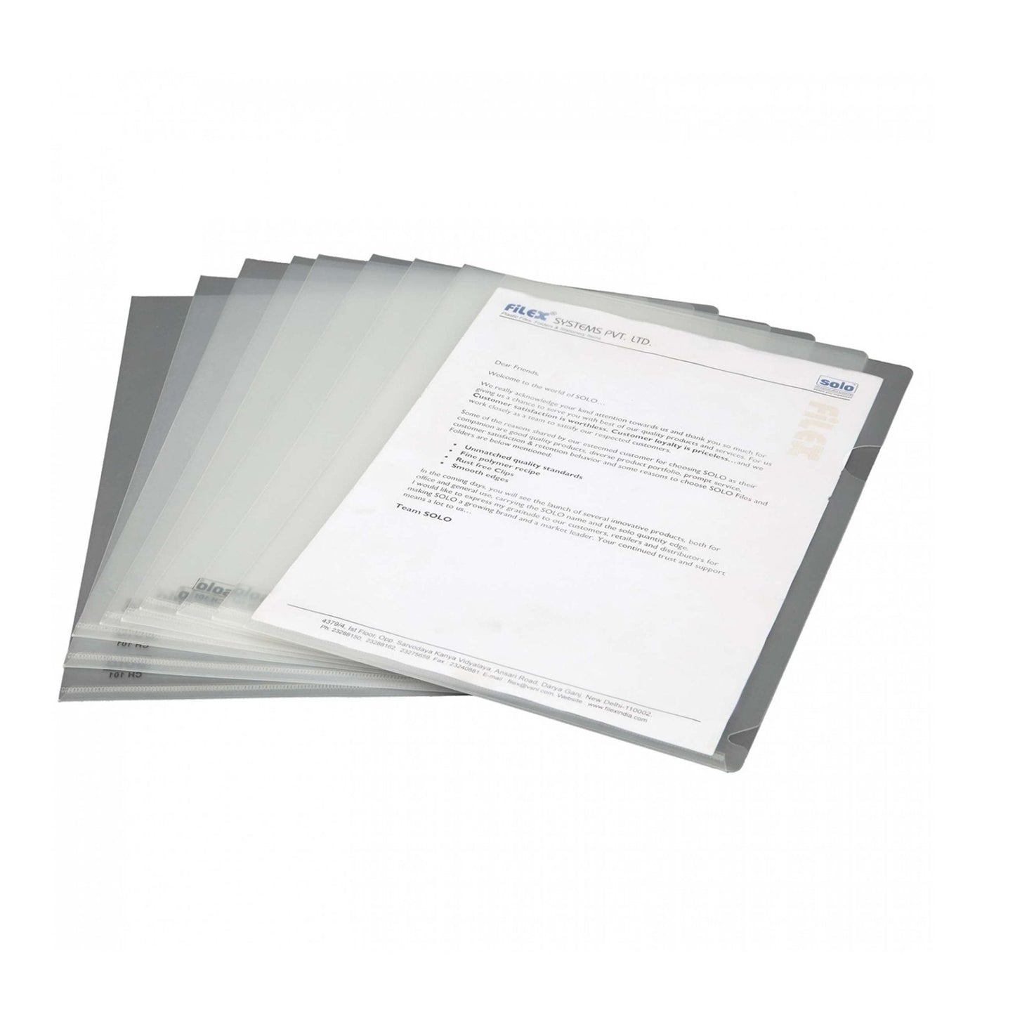 Clear Holder - A4 (CH101), Pack of 10 MARSH Stationery