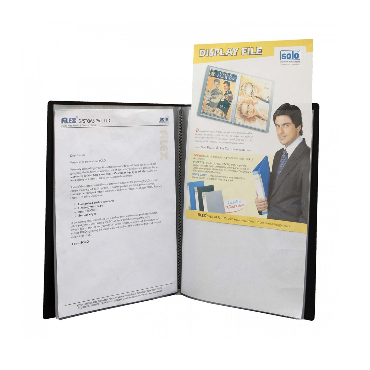 Display File - A4 (DF200) - 10 pockets MARSH Stationery
