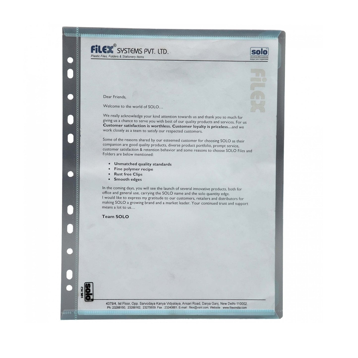 Document File Bags - A4 (CH201), Pack of 10 MARSH Stationery