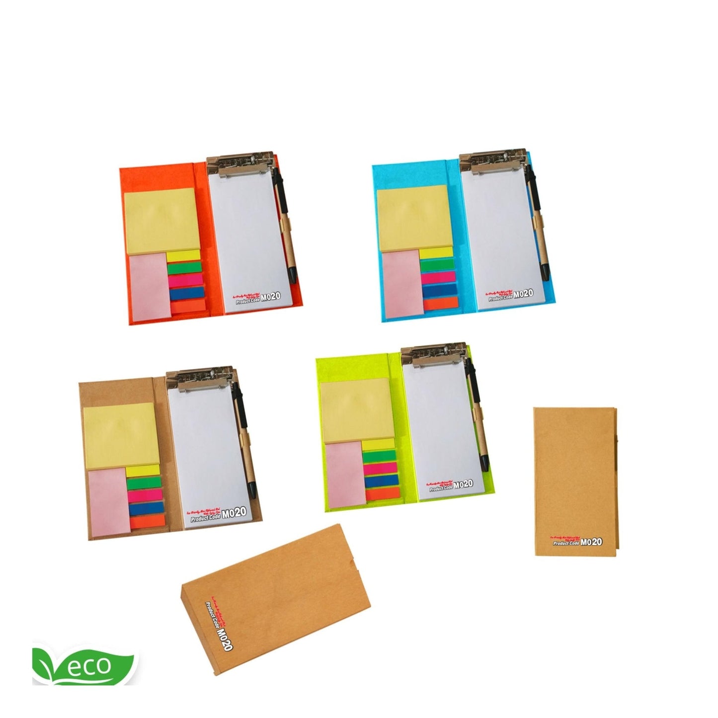 Eco-Friendly Mini-Clipboard Pad With Sticky Note MARSH Stationery