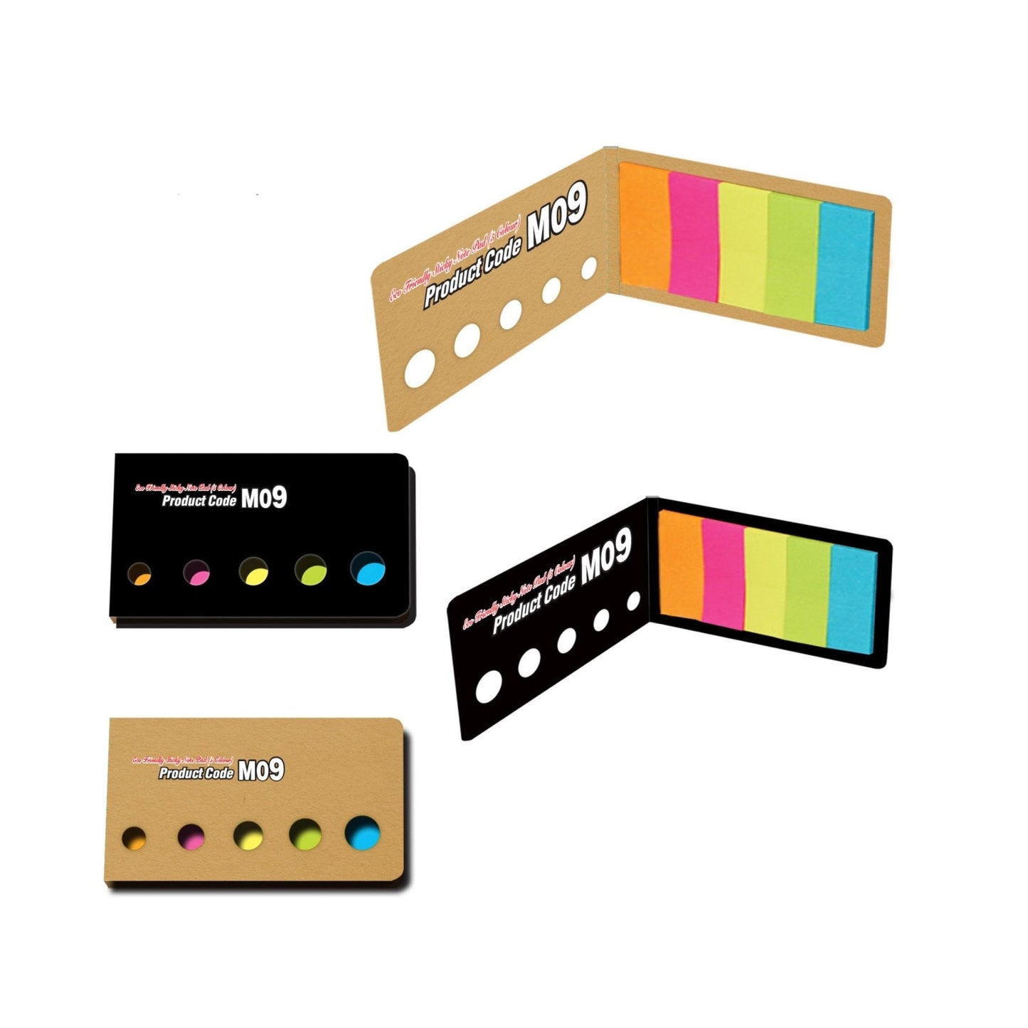 Eco-Friendly Sticky Note Pad (5 Colour) MARSH Stationery