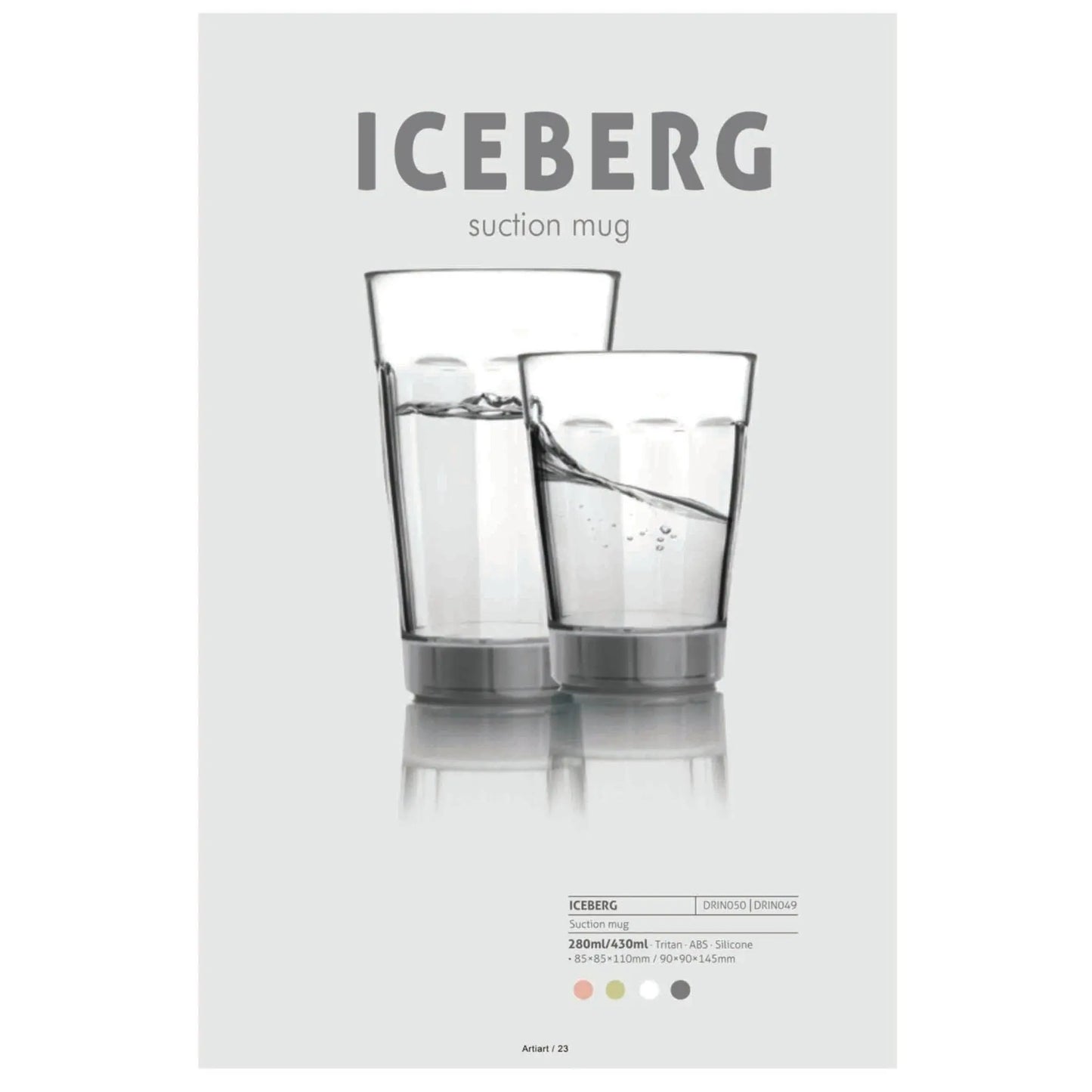 Iceberg Big-Suction Mug 430ml - DRIN049 MARSH Corporate gifts