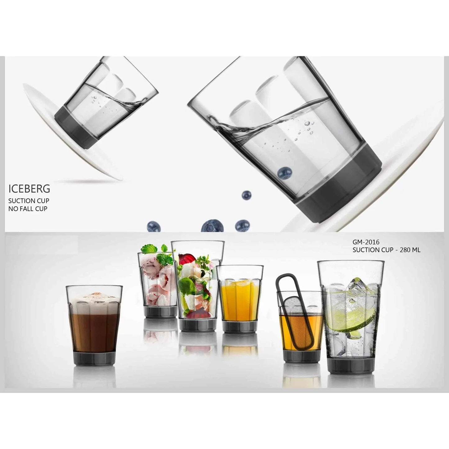 Iceberg Small-Suction Mug 280ml - DRIN050 MARSH Corporate gifts