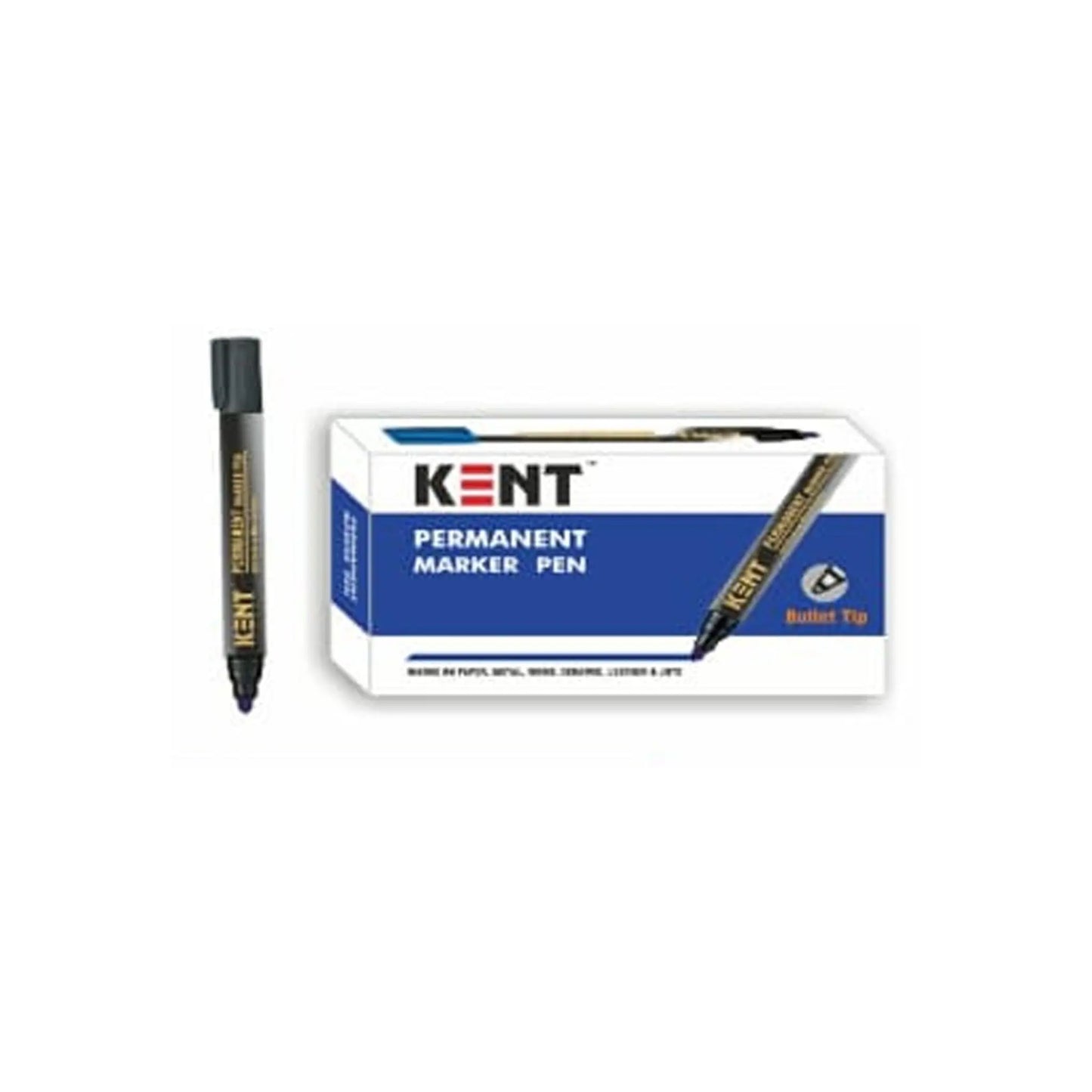 Kent permanent marker - pack of 10 MARSH Stationery