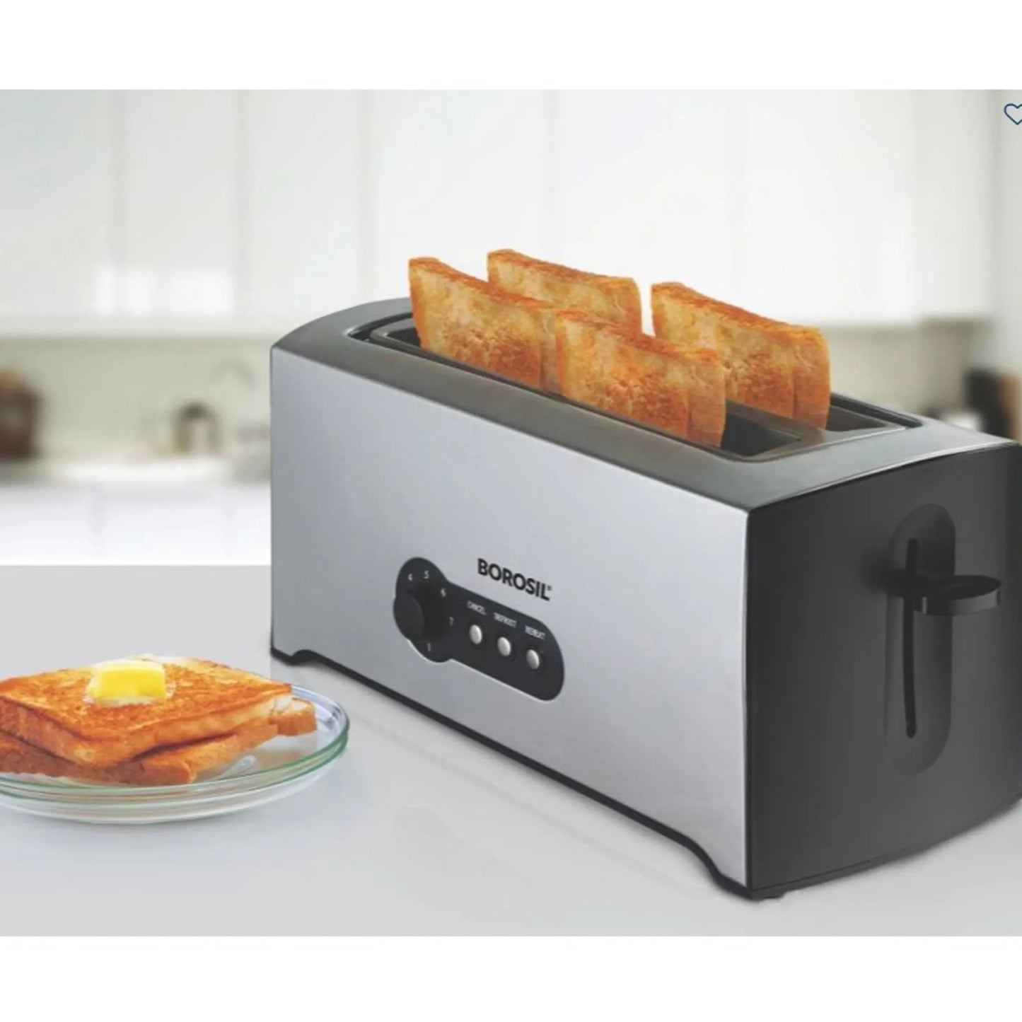 Krispy Electric 4 Slice Pop up Toaster - BTO1500SS22 MARSH Corporate gifts