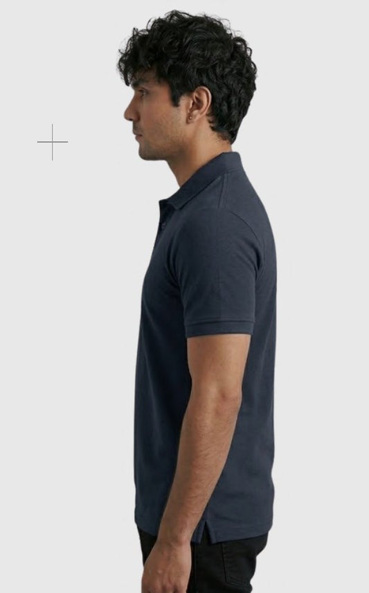 Mercerised Polo T-shirt – Quality 380T (230 GSM) – back view