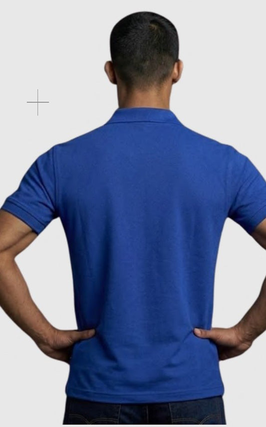 Pure Cotton Polo T-shirt – Quality 201 (280 GSM) – back view