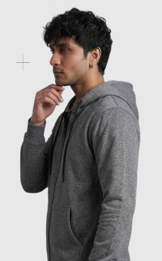 Polyester Zipper Jacket – Quality 680 (300 GSM) – back view
