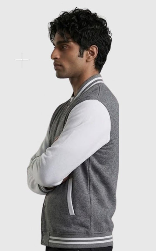 Polyester Varsity Jacket – Quality 680 (300 GSM) – back view