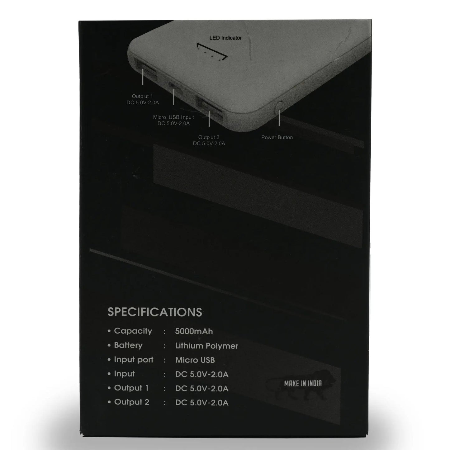 Palm mini-5 Power Bank 5000 mAh MARSH Corporate gifts