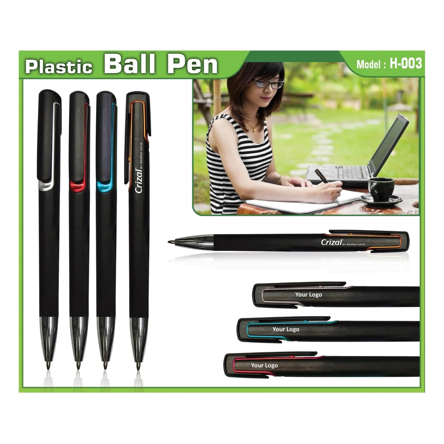 Plastic Ball Pen H-003 MARSH Corporate gifts
