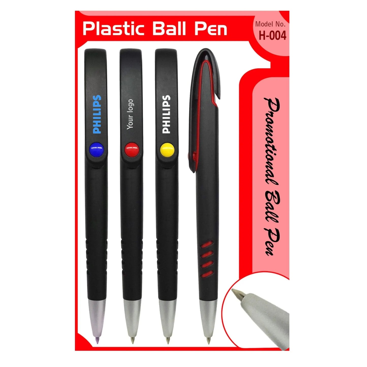 Plastic Ball Pen H-004 MARSH Corporate gifts