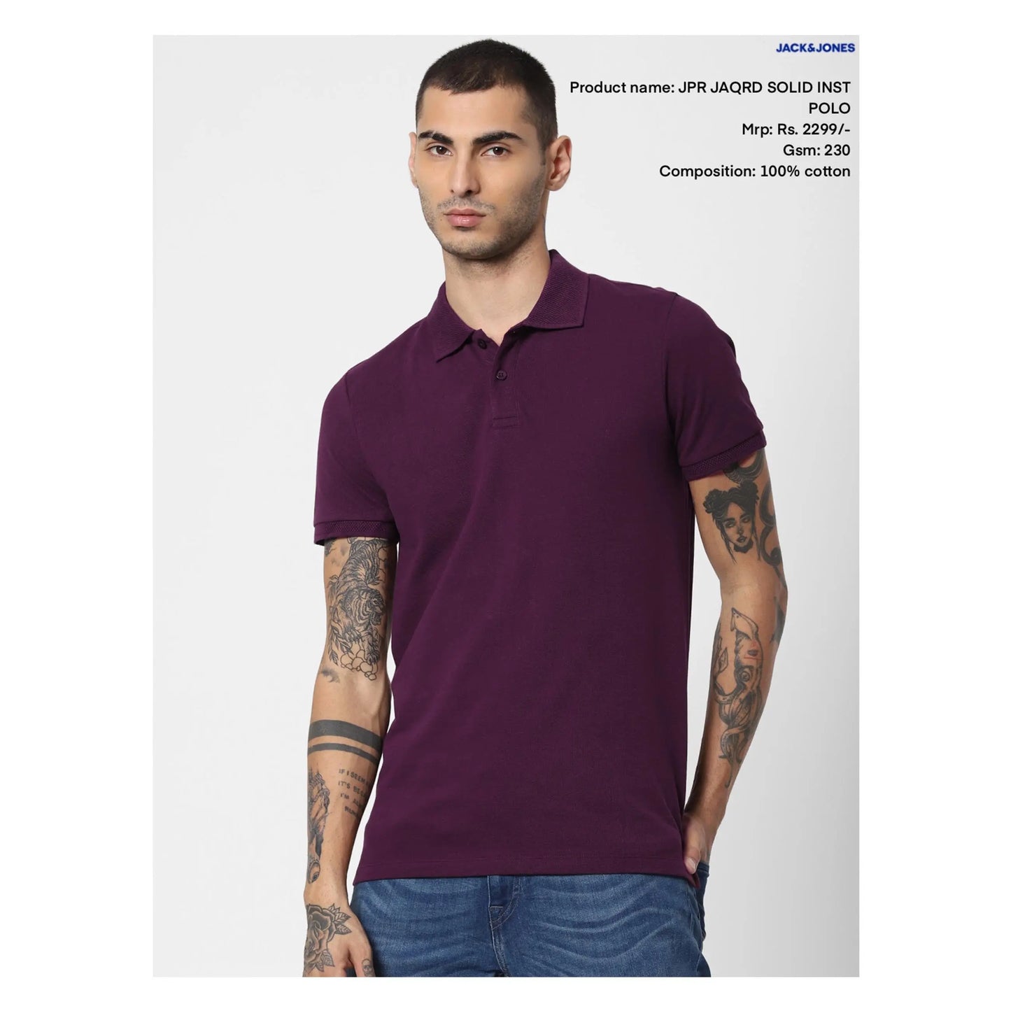 JACK & JONES - JACQUARD POLO MARSH Corporate gifts