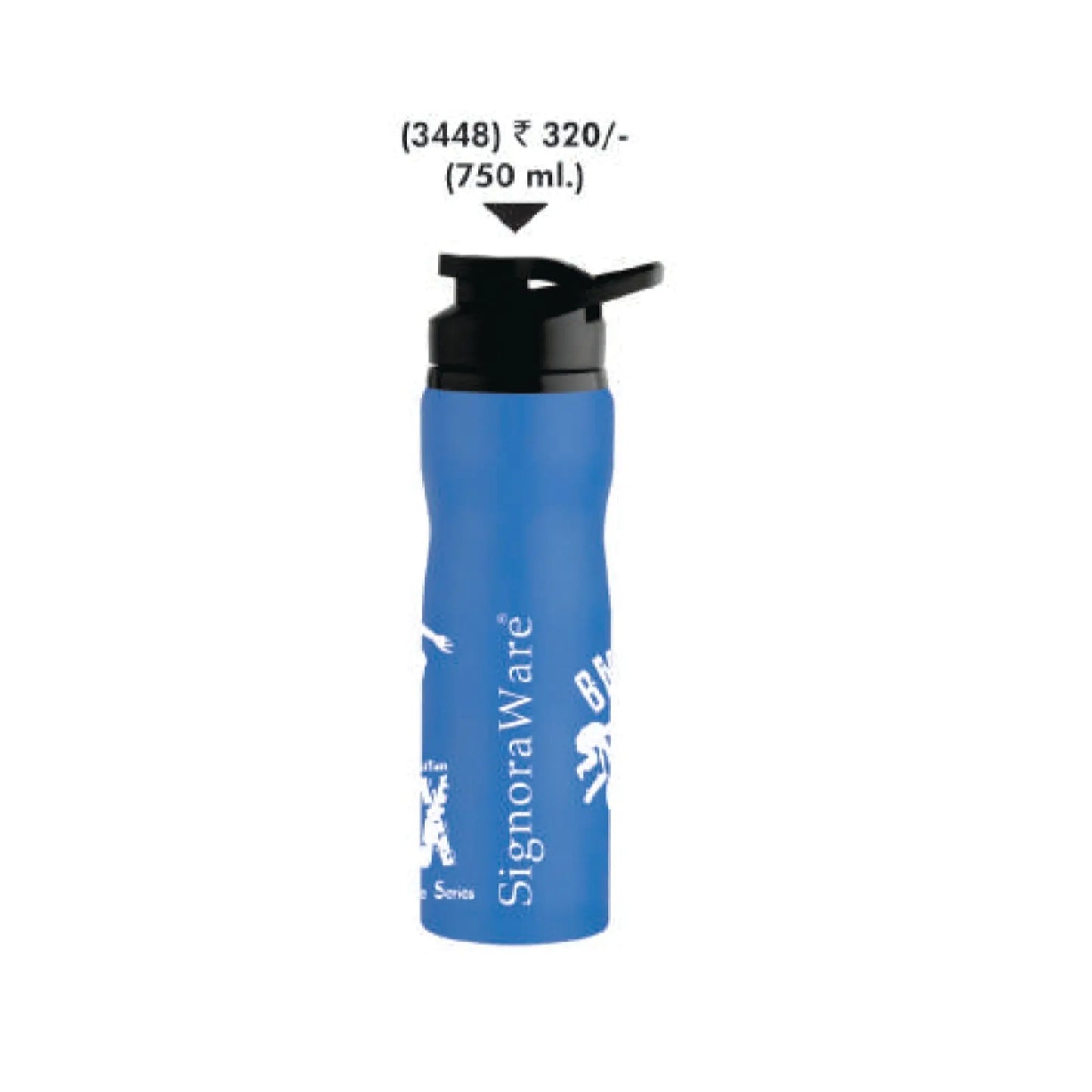 Signora Ware Action Steel Water Bottle - 3448 MARSH Corporate gifts