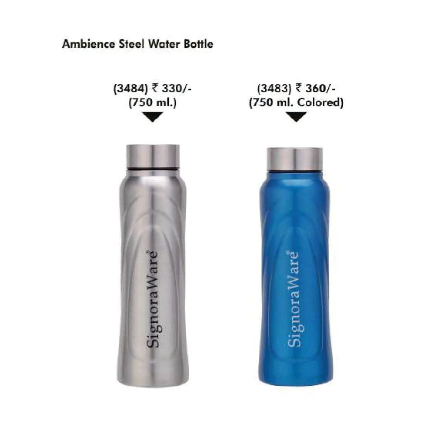 Signora Ware Ambience Steel Water Bottle MARSH Corporate gifts