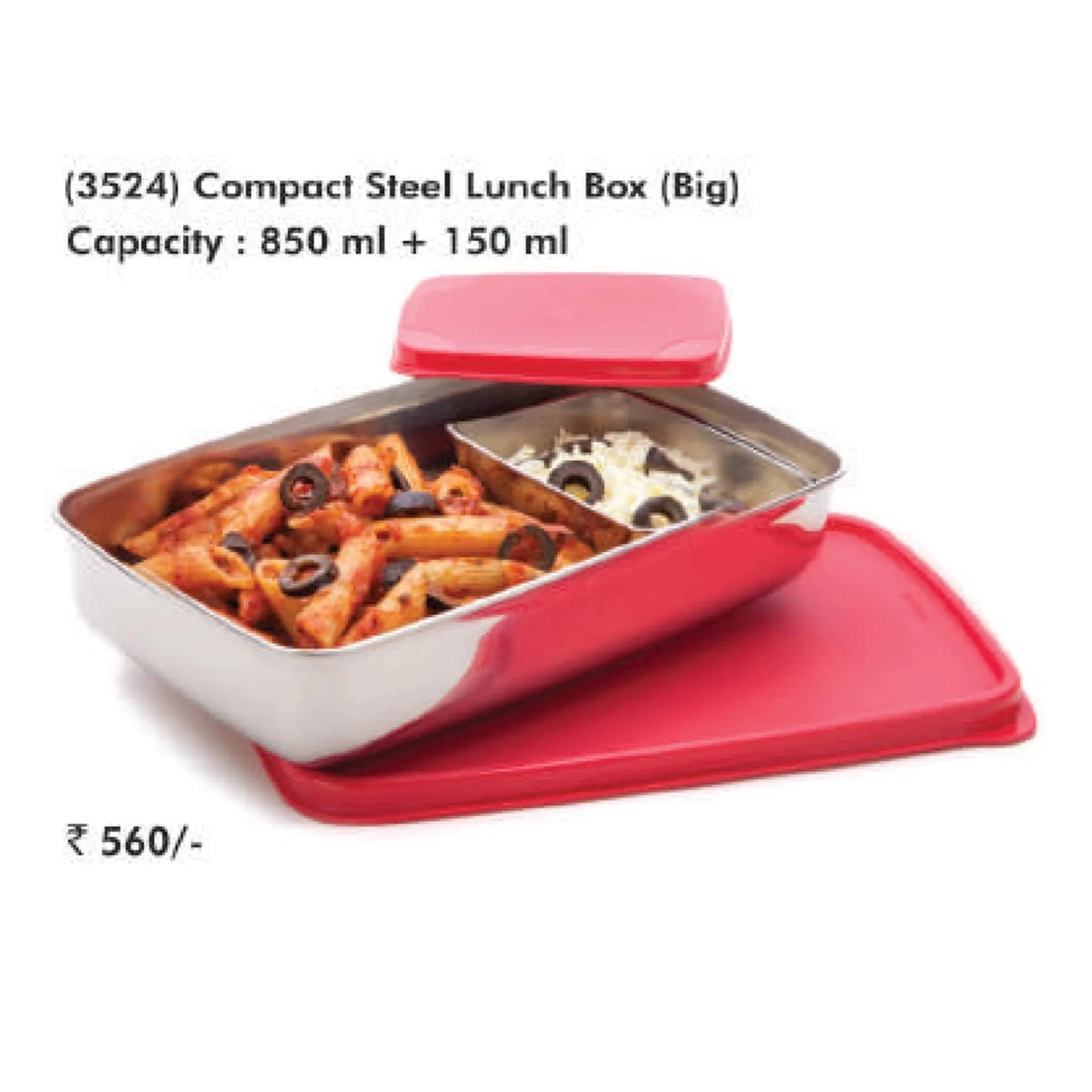 Signora Ware Compact Steel Lunch Box (Big) - 3524 MARSH Corporate gifts
