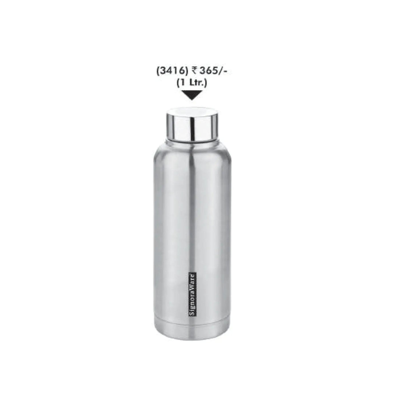 Signora Ware Frost Steel Water Bottle - 3416 MARSH Corporate gifts