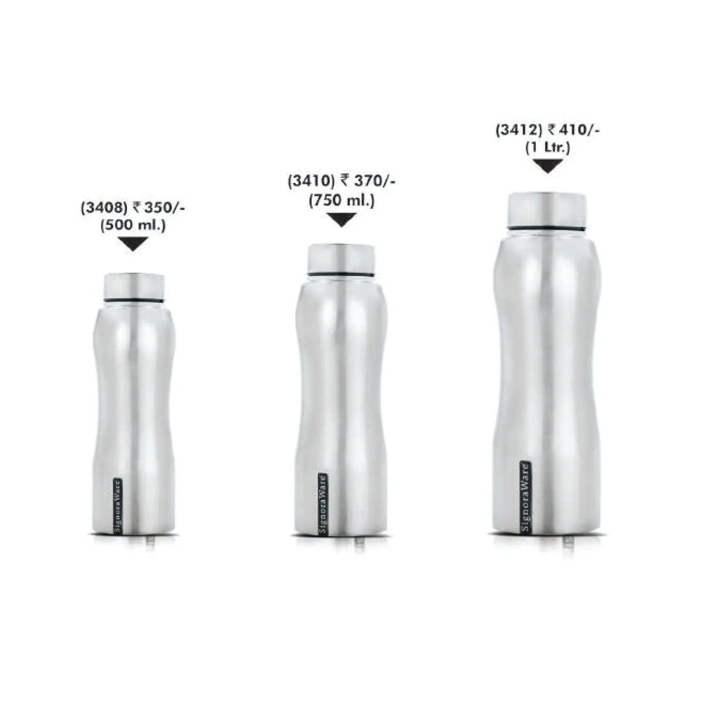 Signora Ware Oxy Steel Water Bottle - 3408/3410/3412 MARSH Corporate gifts