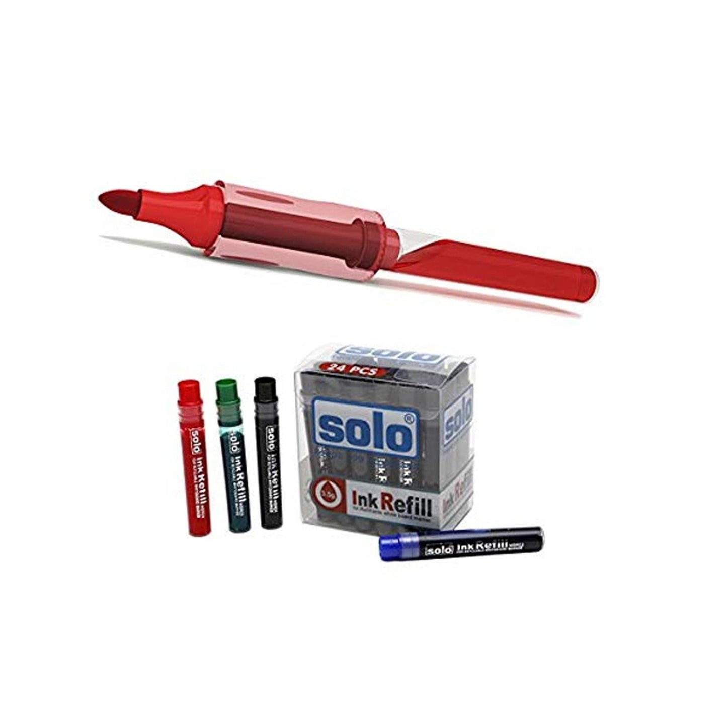 Solo White Board Marker Ink Refill -WBR01, Pack of 24 MARSH Stationery