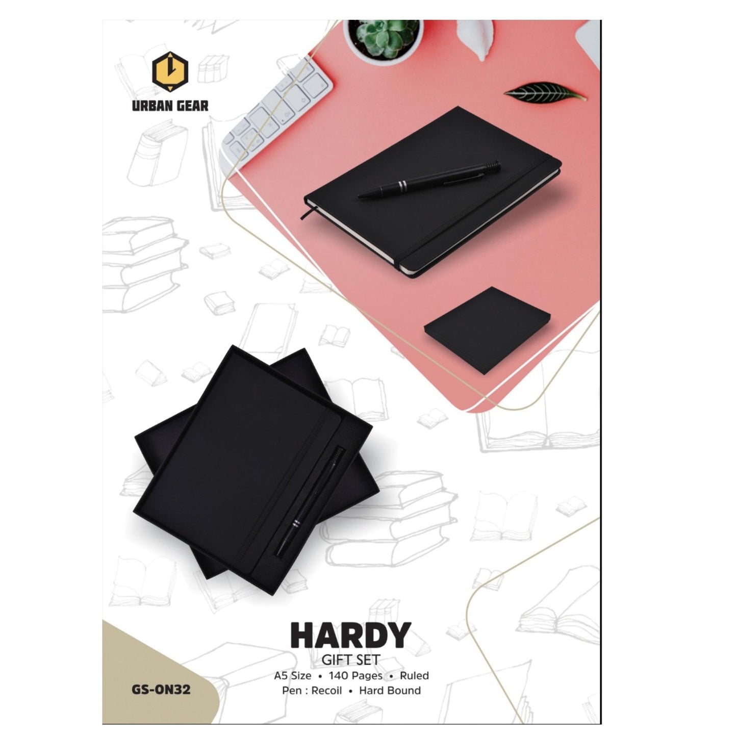 Stationary Gift Set - Book + Pen - GS-ON32 MARSH Corporate gifts