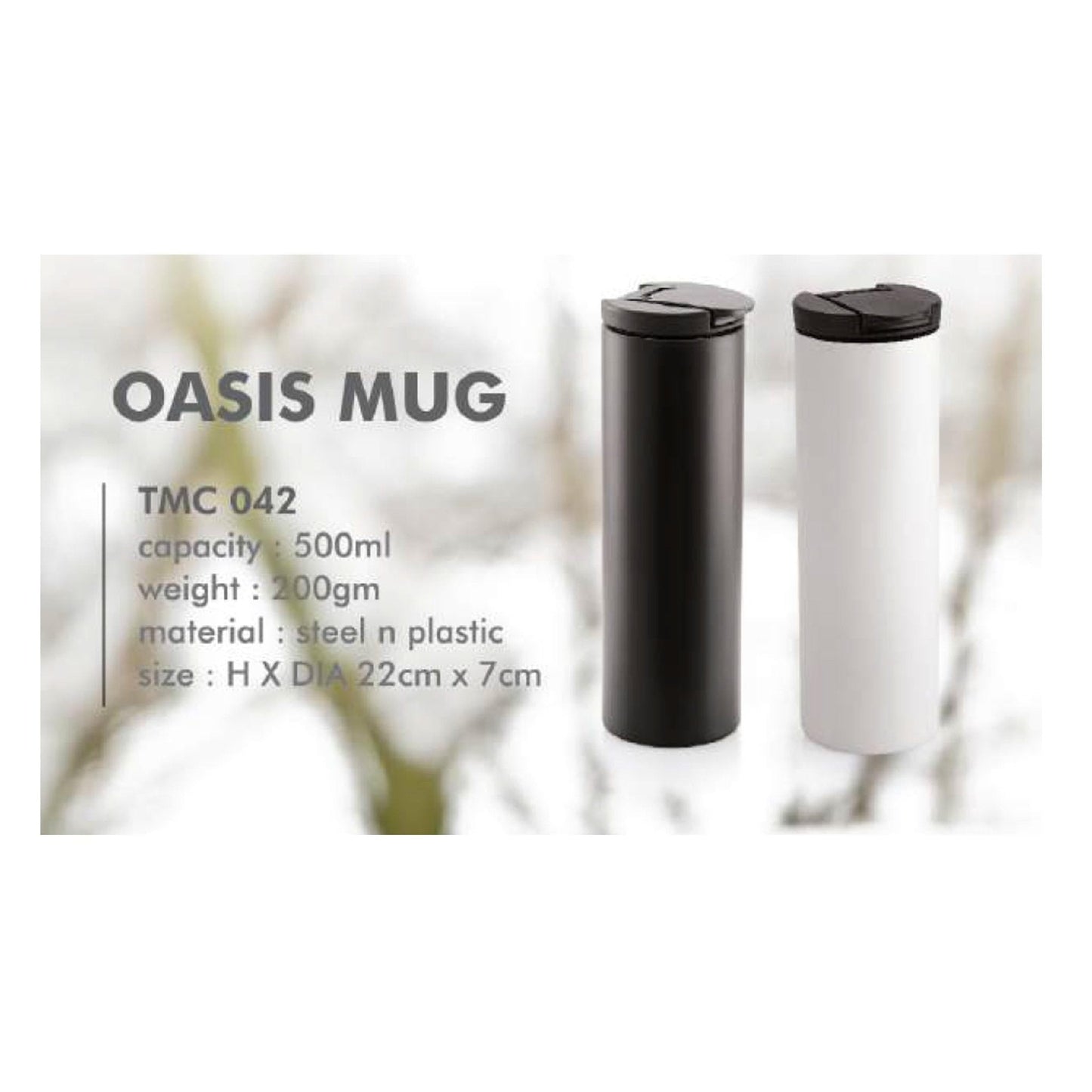 Steel n Plastic Mug TMC 042 - 500ml MARSH Corporate gifts